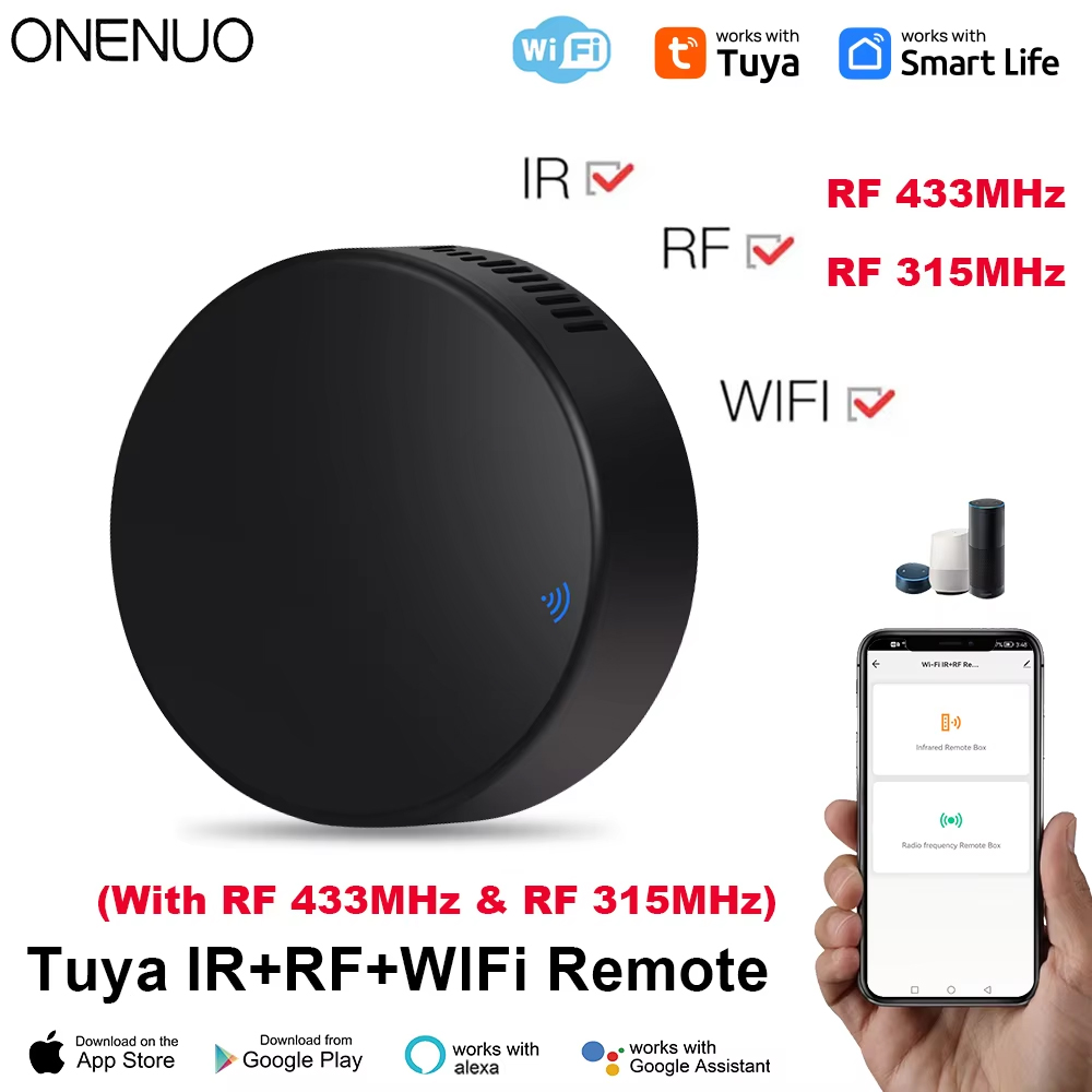 Home Assistant Tuya - Telecomando Tuya WiFi RF IR 433