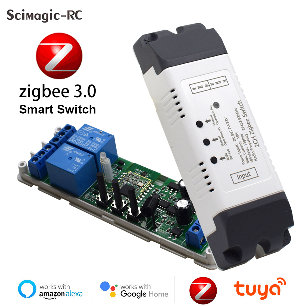 Tuya 4 Channel - Tuya Zigbee Telecomando Smart Switch1ch 2ch