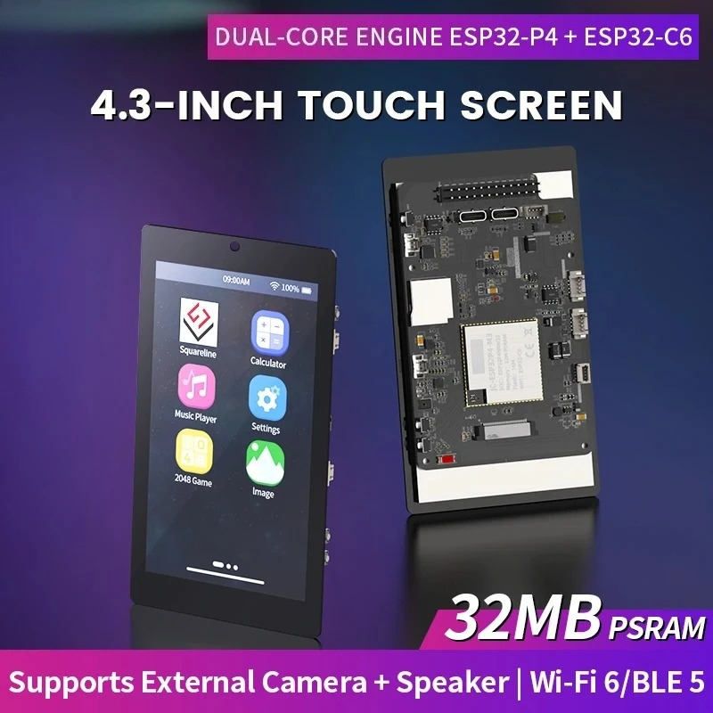 Smart Home Module Iot - Schermo Touchscreen Capacitivo IPS da 4,3