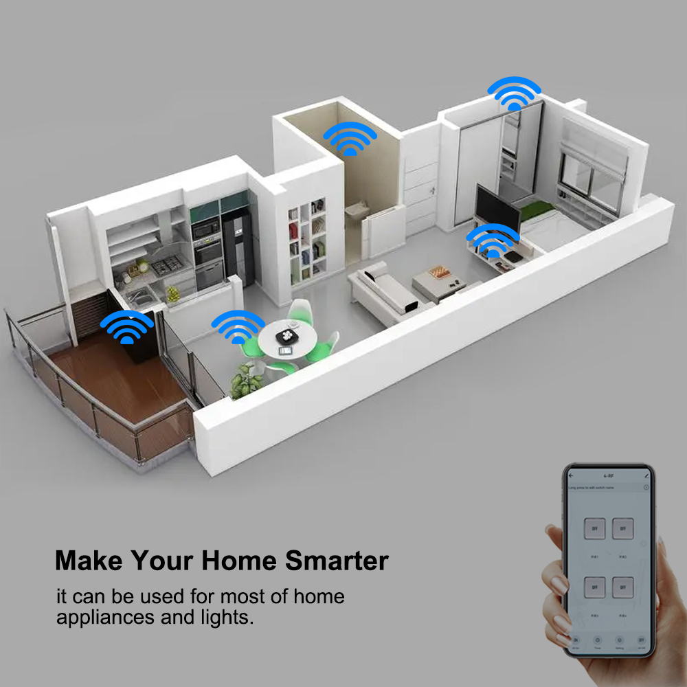 Smart Tuya Switch 4CH Modulo R - Tuya 4 Channel recensione e prezzo