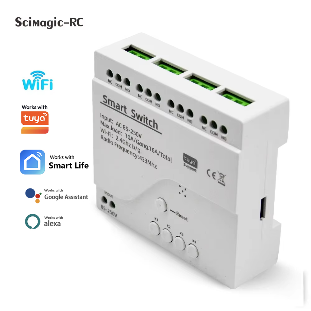 Modulo Relè Smart Switch 4CH p - Tuya 4 Channel recensione e prezzo