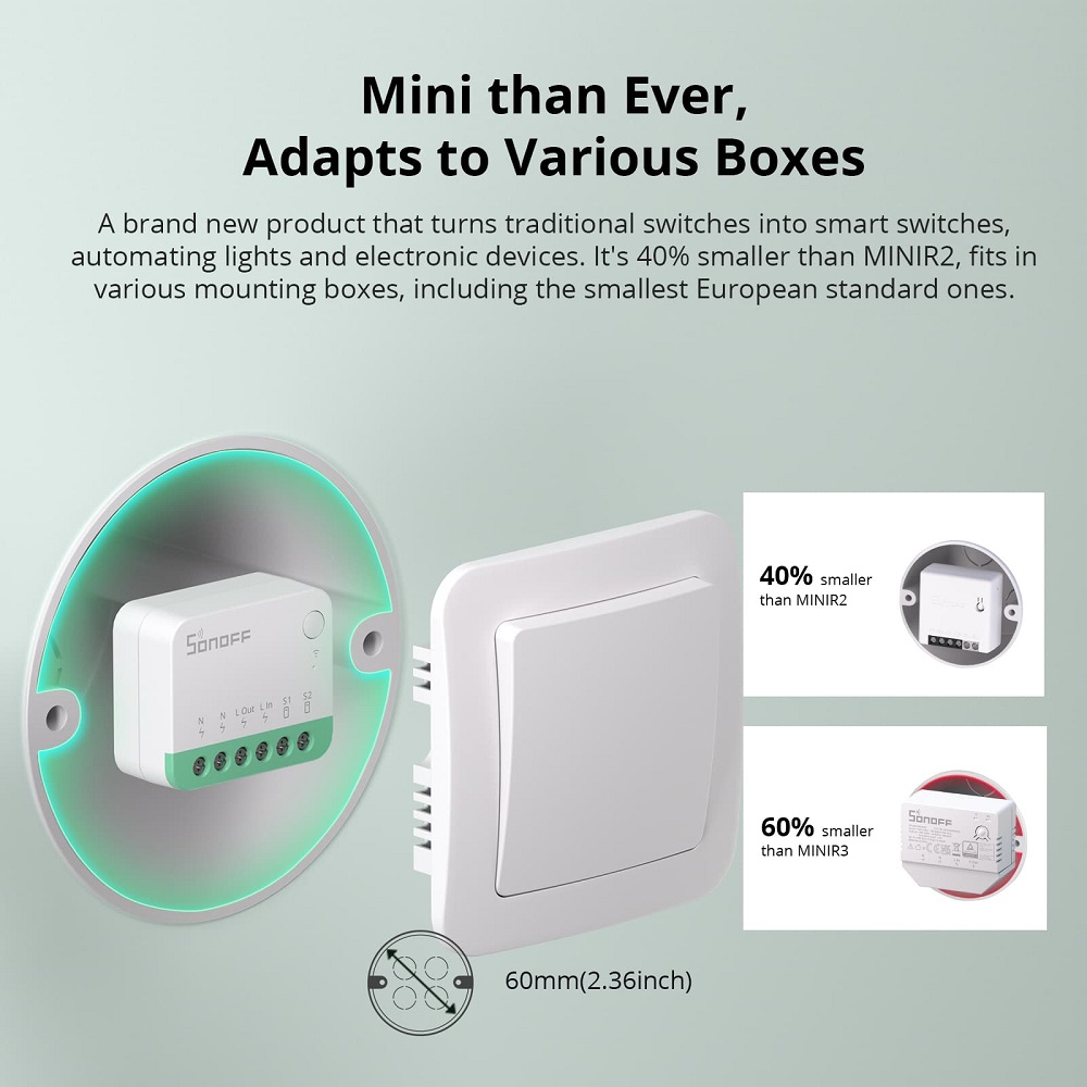 SONOFF MINIR4M MINI Extreme In - Sonoff recensione e prezzo
