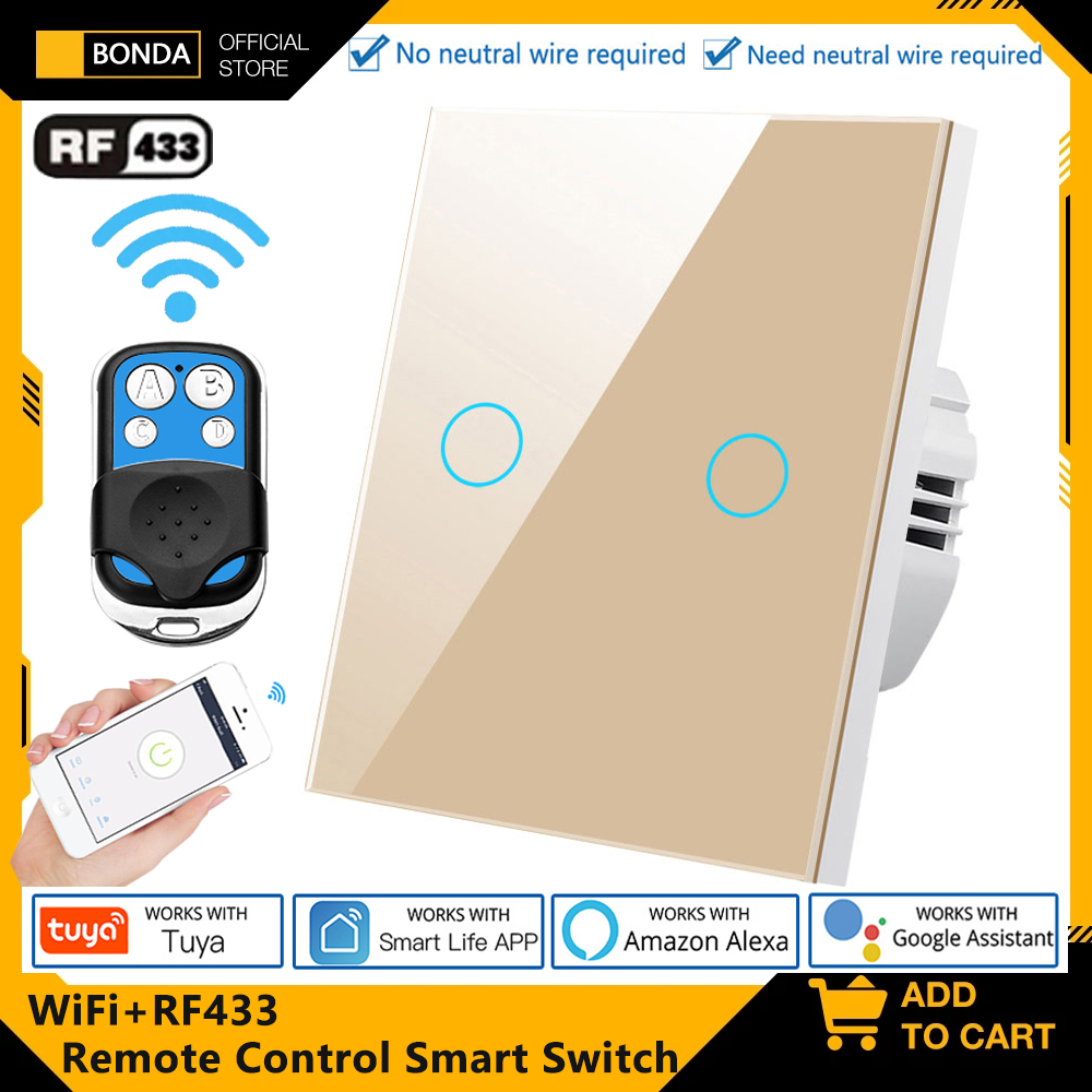 Tuya EU WiFi + RF433 Interrutt - Smart Relay Tuya recensione e prezzo