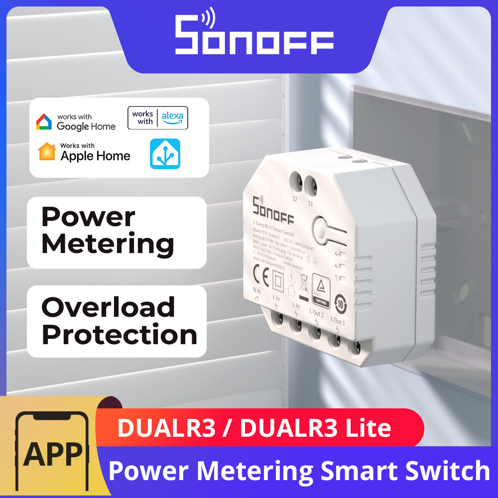 SONOFF DUALR3 / DUALR3 Lite Mo - Sonoff Mini R4 recensione e prezzo