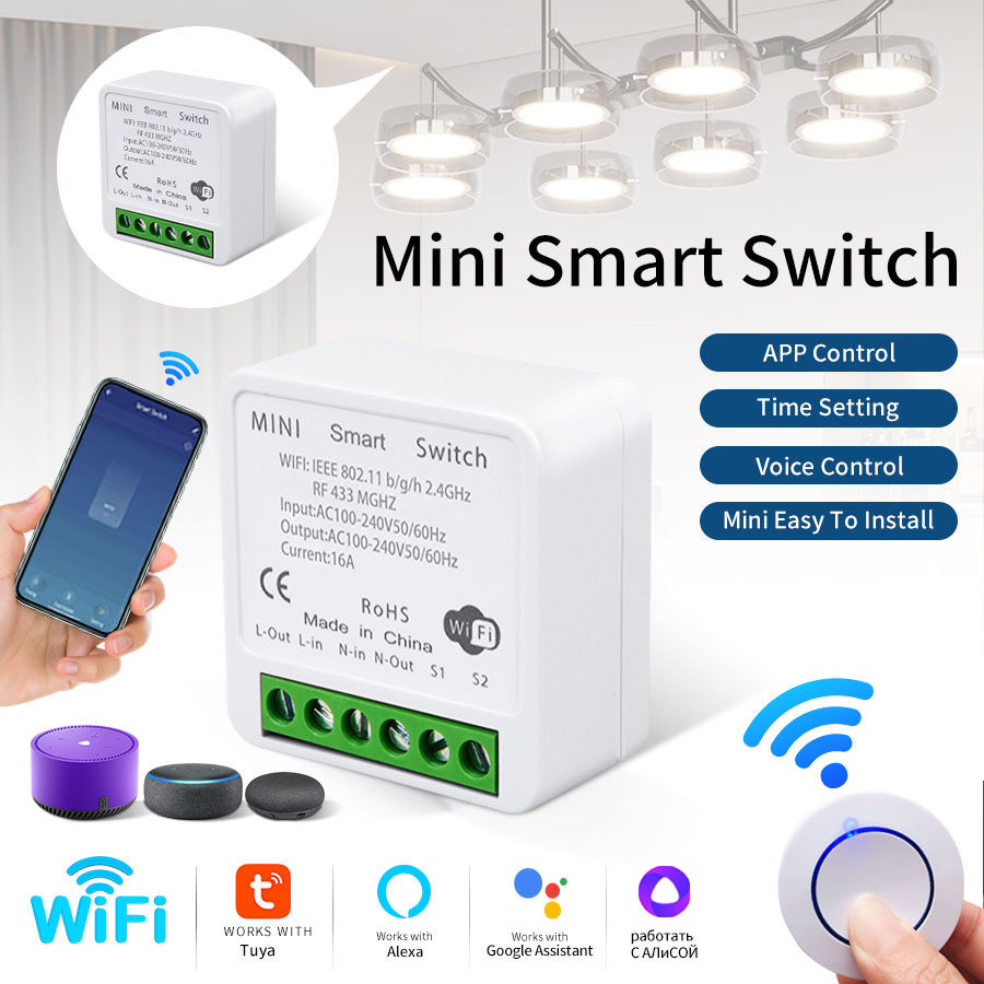 Interruttore Intelligente WiFi - Smart Relay Tuya recensione e prezzo